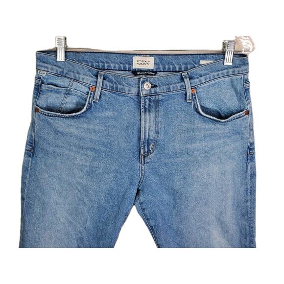 Citizens of Humanity Elsa Mid Rise Slim Fit Stretch Crop Jeans Sz 30 X 26" - Picture 4 of 11